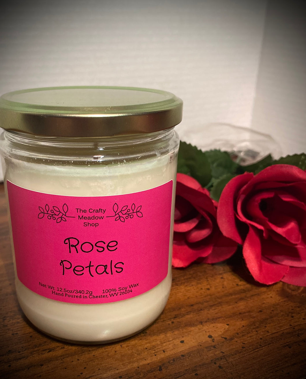 Rose Petals 12.5oz Candle
